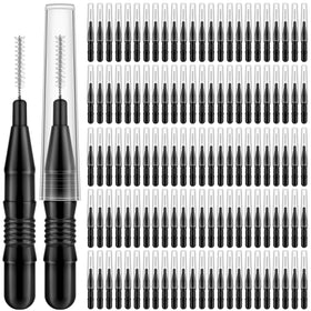 MAPVOLUT front packaging showing 120 micro eyebrow brushes and storage box for convenience