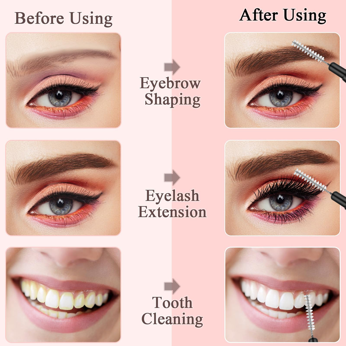 MAPVOLUT brush in use during brow lamination delivering accurate product placement