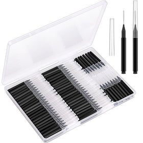 MAPVOLUT storage box open array displays 120 brushes for long-lasting supply
