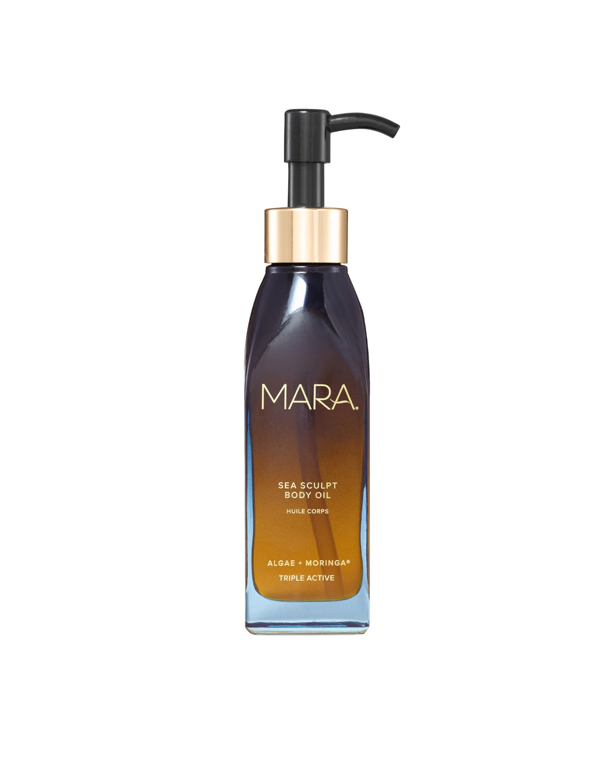 MARA front bottle shot showing elegant packaging and firming benefits