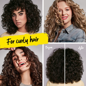 Marc Anthony applied to damp curls boosting definition and volume