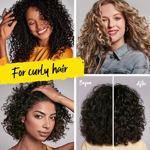 Marc Anthony foam in hand applied to damp curls for easier styling