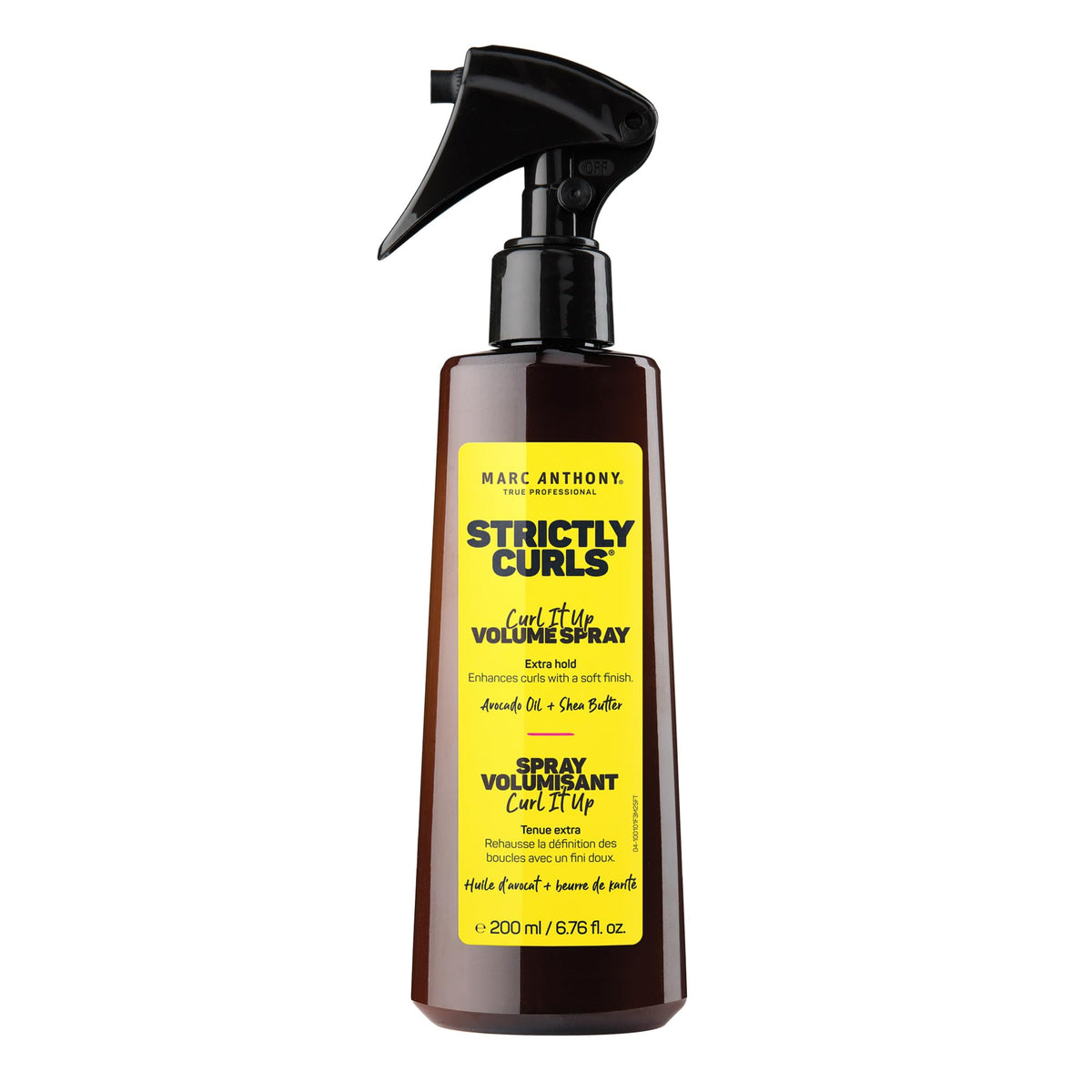 Marc Anthony front bottle view showing product and benefits