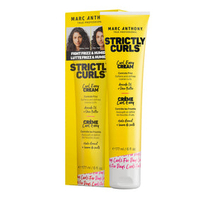 Marc Anthony front packaging showing Strictly Curls cream and brand benefit