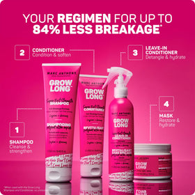 Marc Anthony on bathroom shelf lifestyle shot suggesting routine use benefit