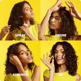 Marc Anthony refreshed beachy waves after spraying for soft frizz control