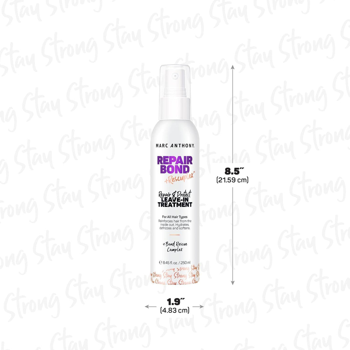 Marc Anthony spray mist on damp hair delivering detangling and heat protection