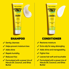 Marc Anthony texture shot with oil and butter drops showing moisturizing ingredients