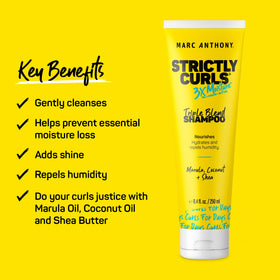 Marc Anthony shampoo texture close-up highlighting creamy moisture-rich formula