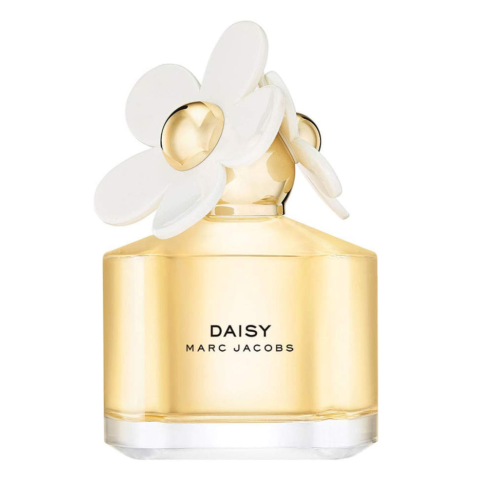 Marc Jacobs Daisy front bottle showing floral cap and bright design, invites joyful wear