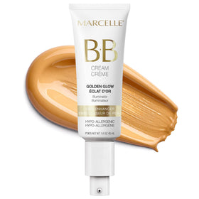 MARCELLE front packaging showing universal tinted BB cream benefits