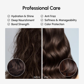 MAREE being applied to wet hair in shower, improves detangling and manageability