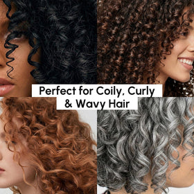 MAREE results on curly hair after treatment showing reduced frizz benefit