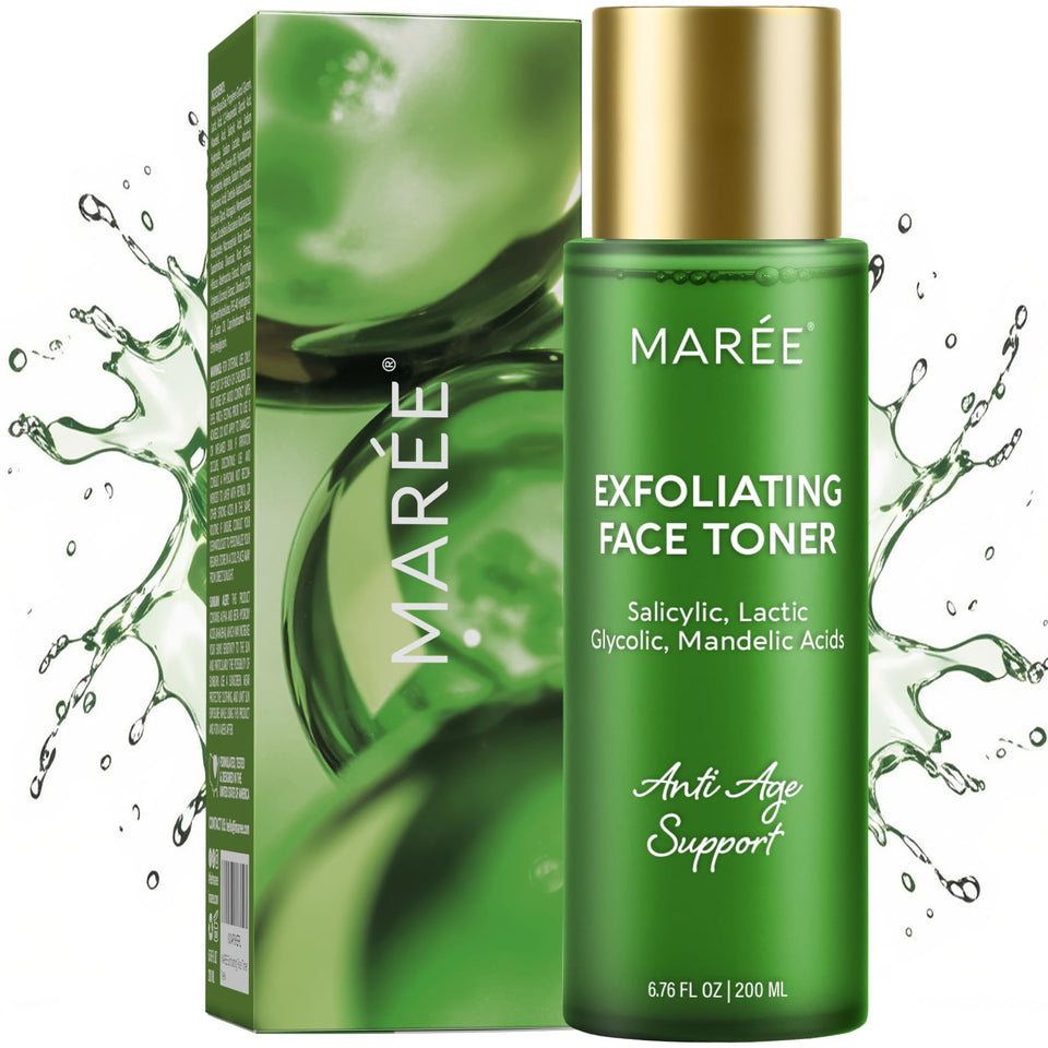 MAREE front packaging showing bottle and clear formula for easy identification and trust