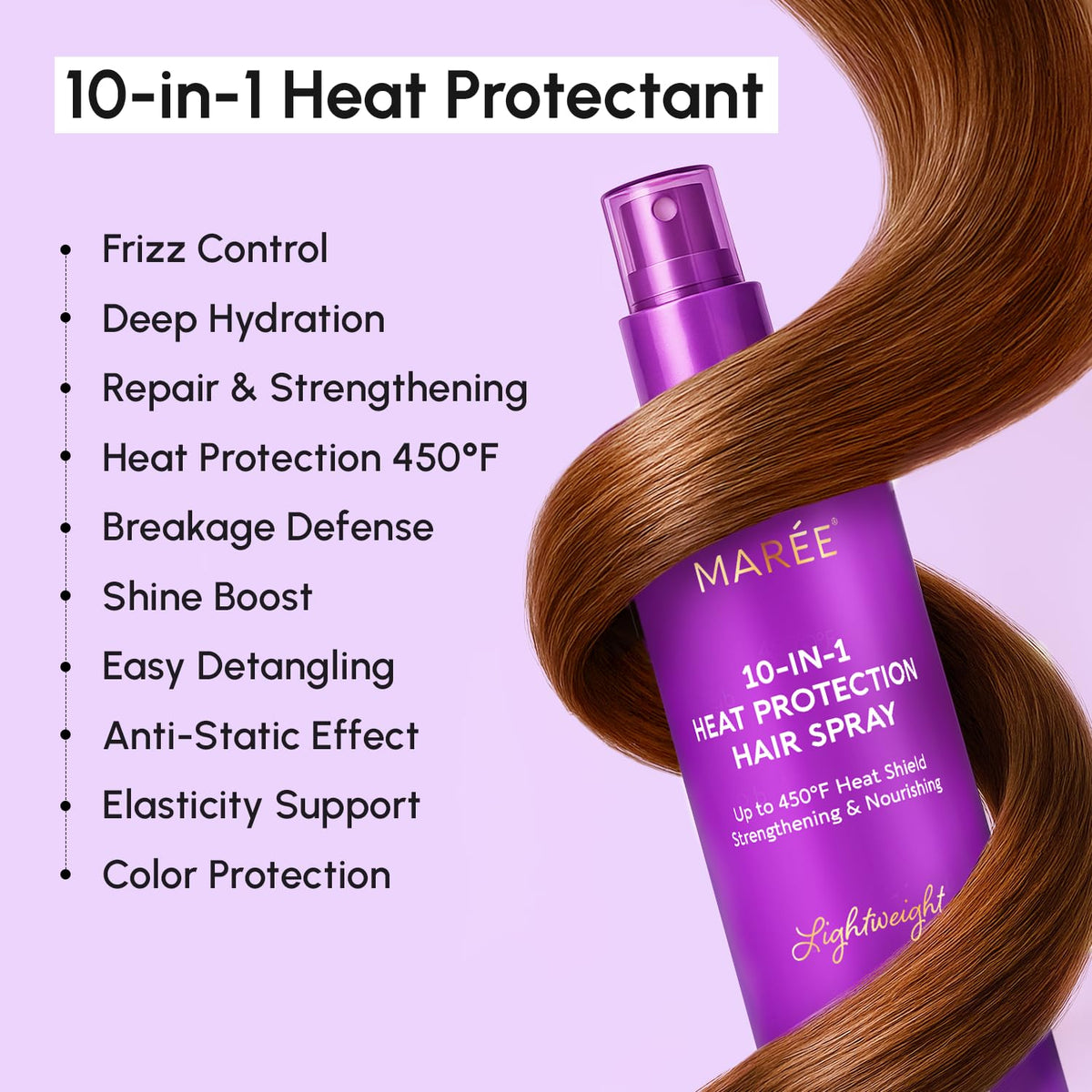 MAREE spray fine mist dispersing for even thermal protection and smoothness