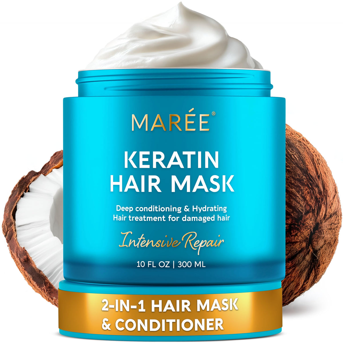 MAREE front jar showing label and clean product branding for clear identification