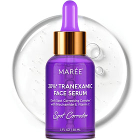 MAREE front packaging showing 20% tranexamic acid strength and benefits