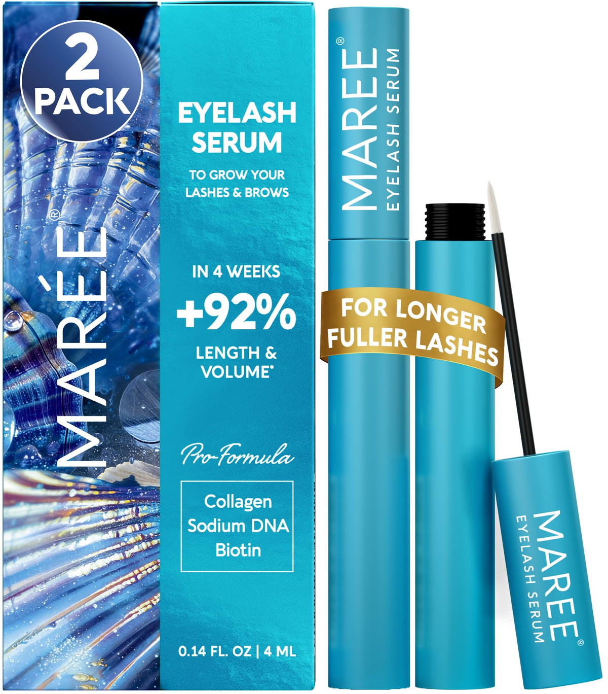 MAREE front packaging two-pack showing product benefit and value