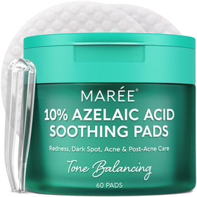 MAREE front packaging showing pads and product clarity benefit