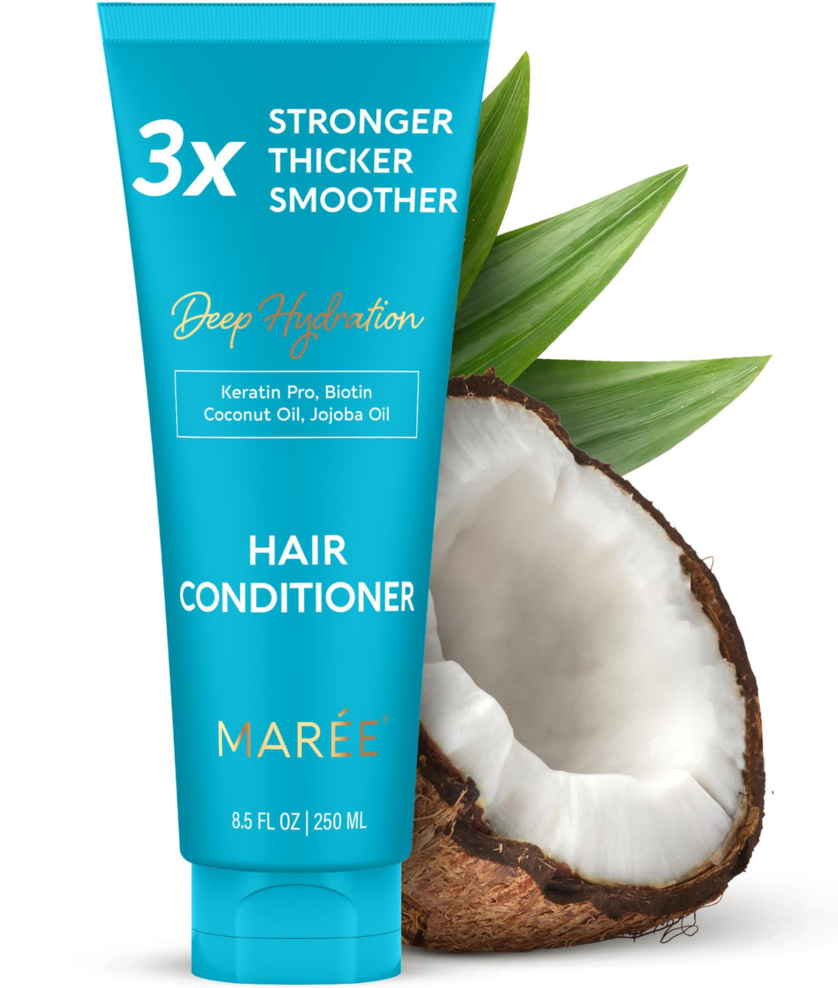 MAREE front packaging showing product and benefit of deep hydration