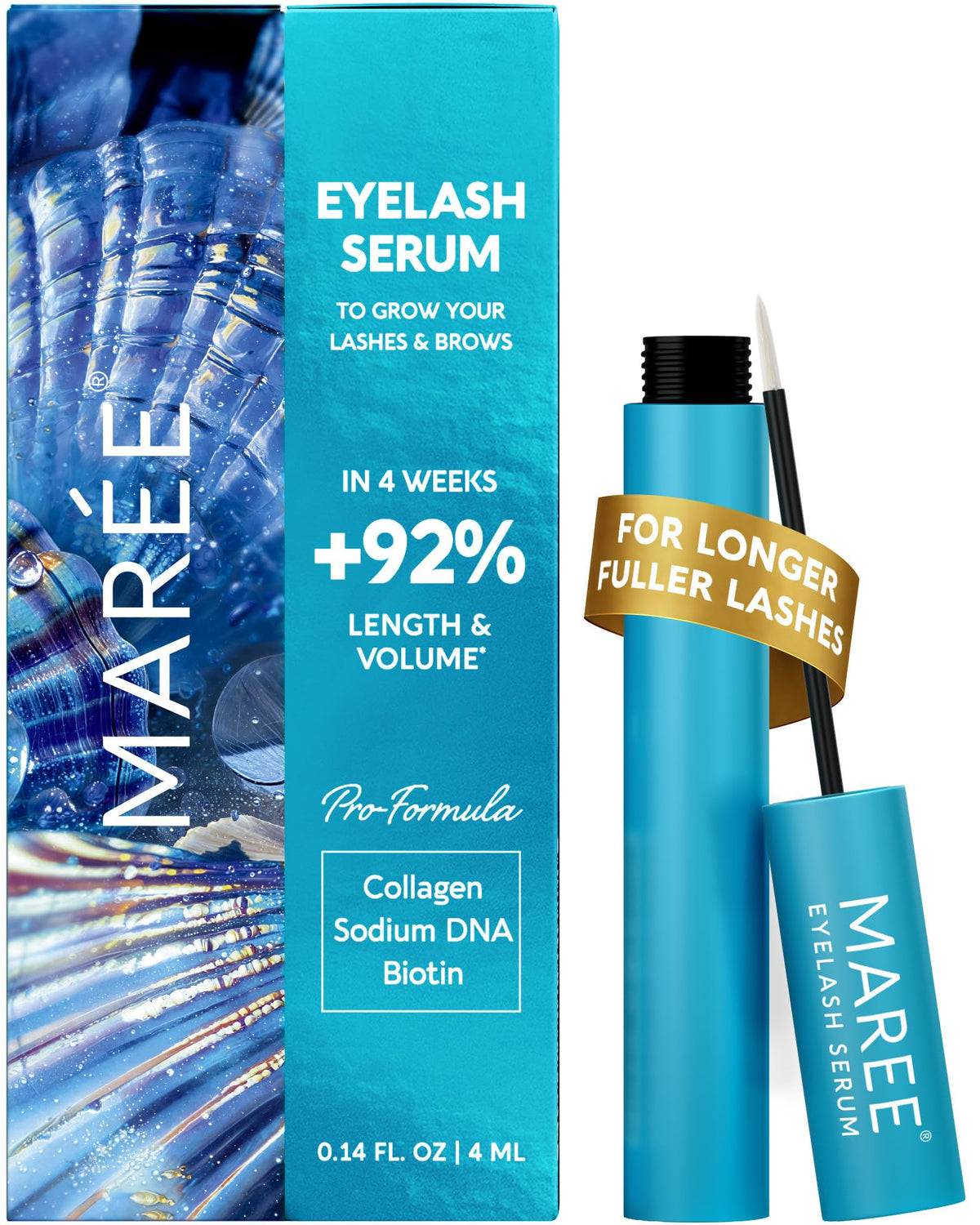 MAREE front packaging showing bottle and branding with clear benefits