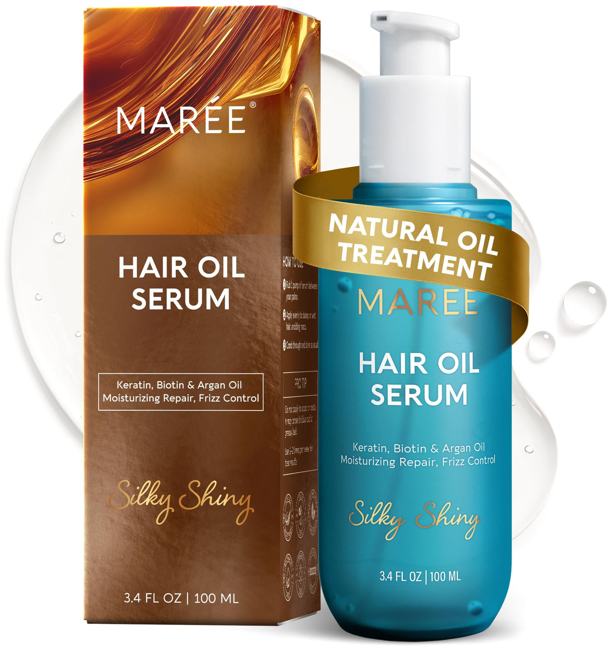 MAREE front packaging showing bottle and label for clear identification and trust