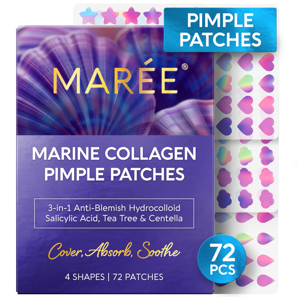 MAREE front packaging showing star patches and quantity benefit