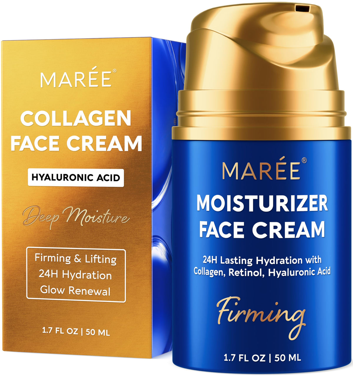 MAREE front packaging tube showing clean branding and product benefit
