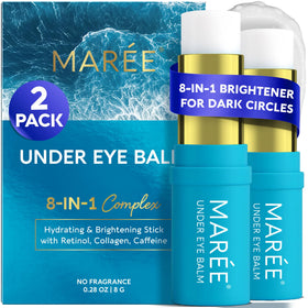 MAREE front packaging showing under eye balm stick for quick hydration