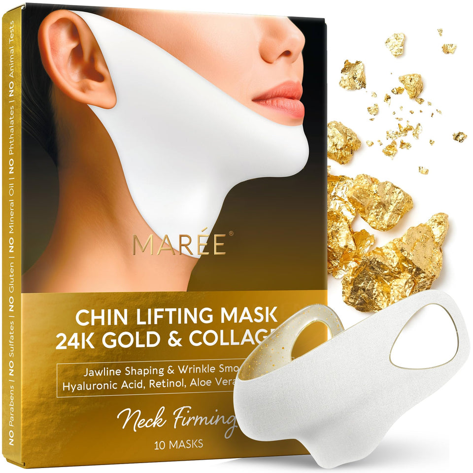MAREE front packaging showing V line lifting mask and benefits