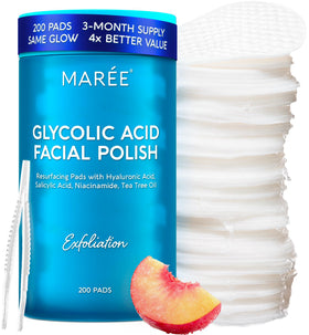 MAREE front packaging showing 200 pads and product branding for clarity