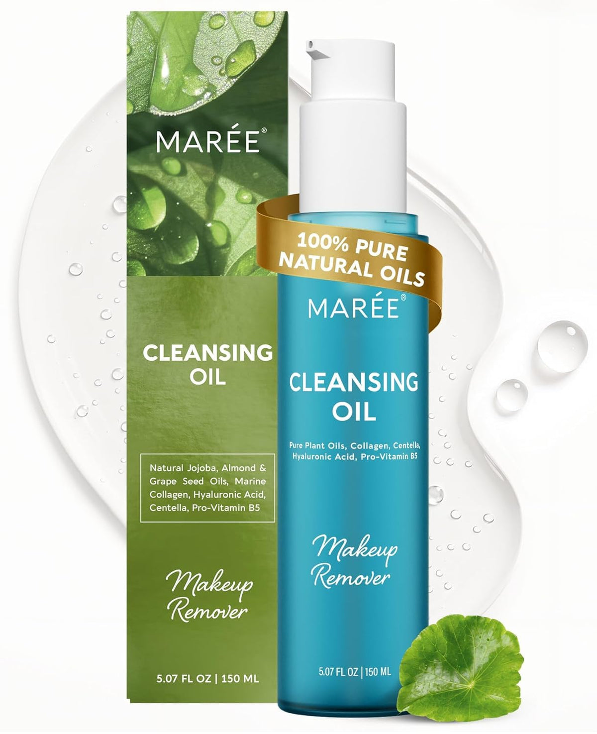 MAREE front packaging showing bottle and brand for clear product ID and trust