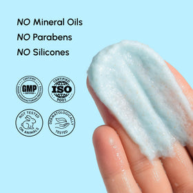 MAREE integrated into a bathroom routine conveying spa-like exfoliation