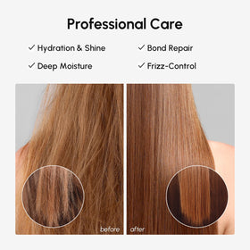 MAREE ingredient close-up with keratin and biotin highlighting strengthening benefits
