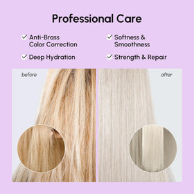 MAREE ingredient visual with biotin and keratin highlighting repair support