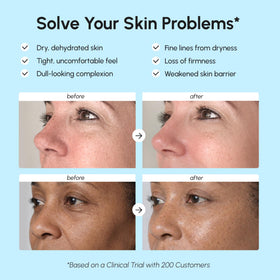 MAREE ingredients label detail highlighting collagen, retinol and hyaluronic acid