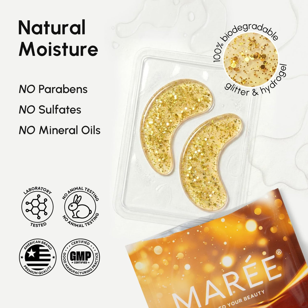 MAREE label close-up showing directions and ingredient clarity