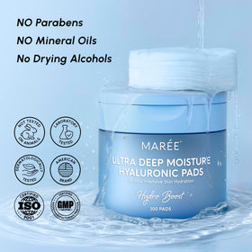 MAREE pads on vanity in bathroom lifestyle setting promoting routine simplicity