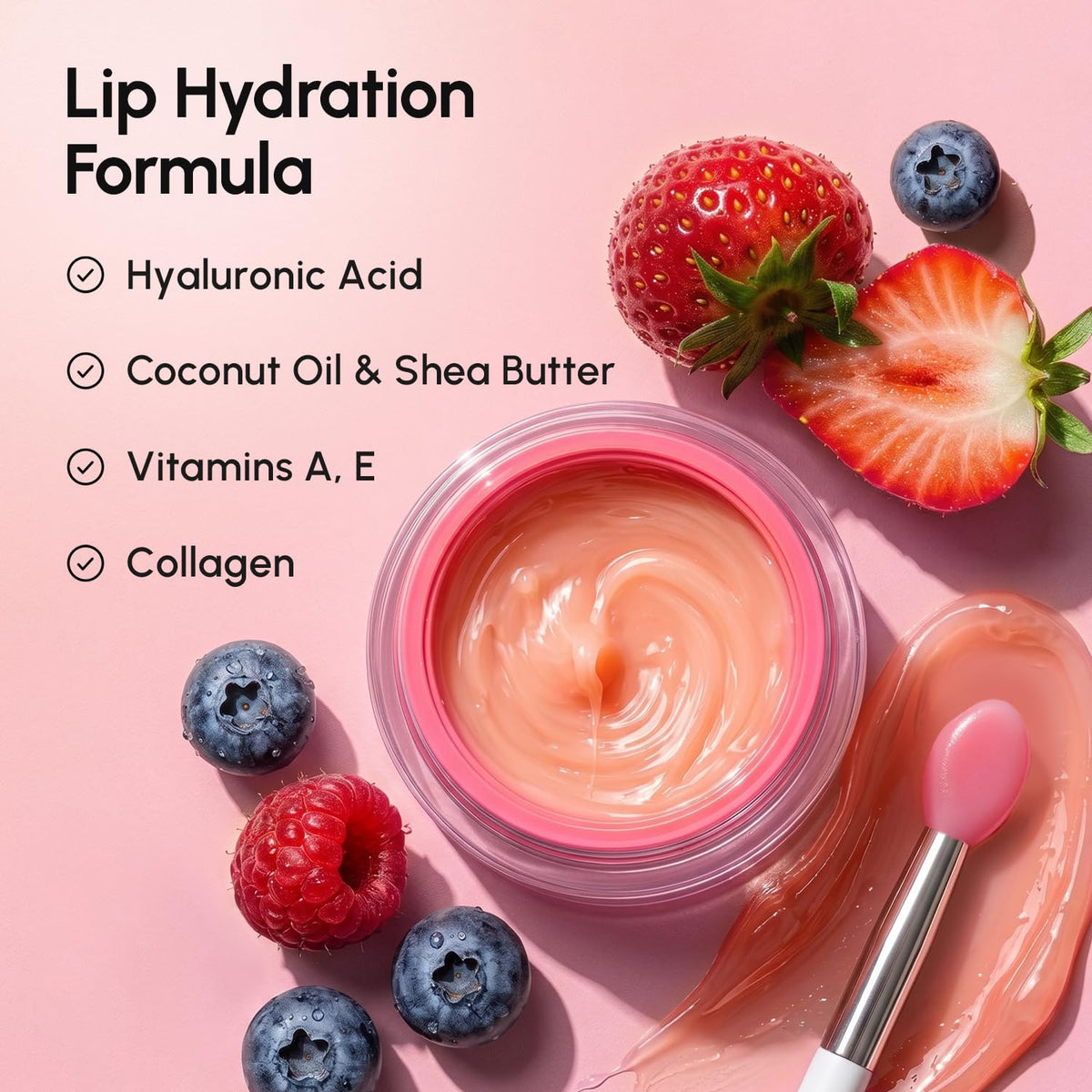 MAREE ingredients flatlay showing hyaluronic acid, collagen, and nourishing butters