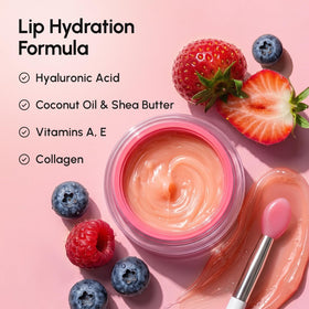MAREE ingredients flatlay showing hyaluronic acid, collagen, and nourishing butters