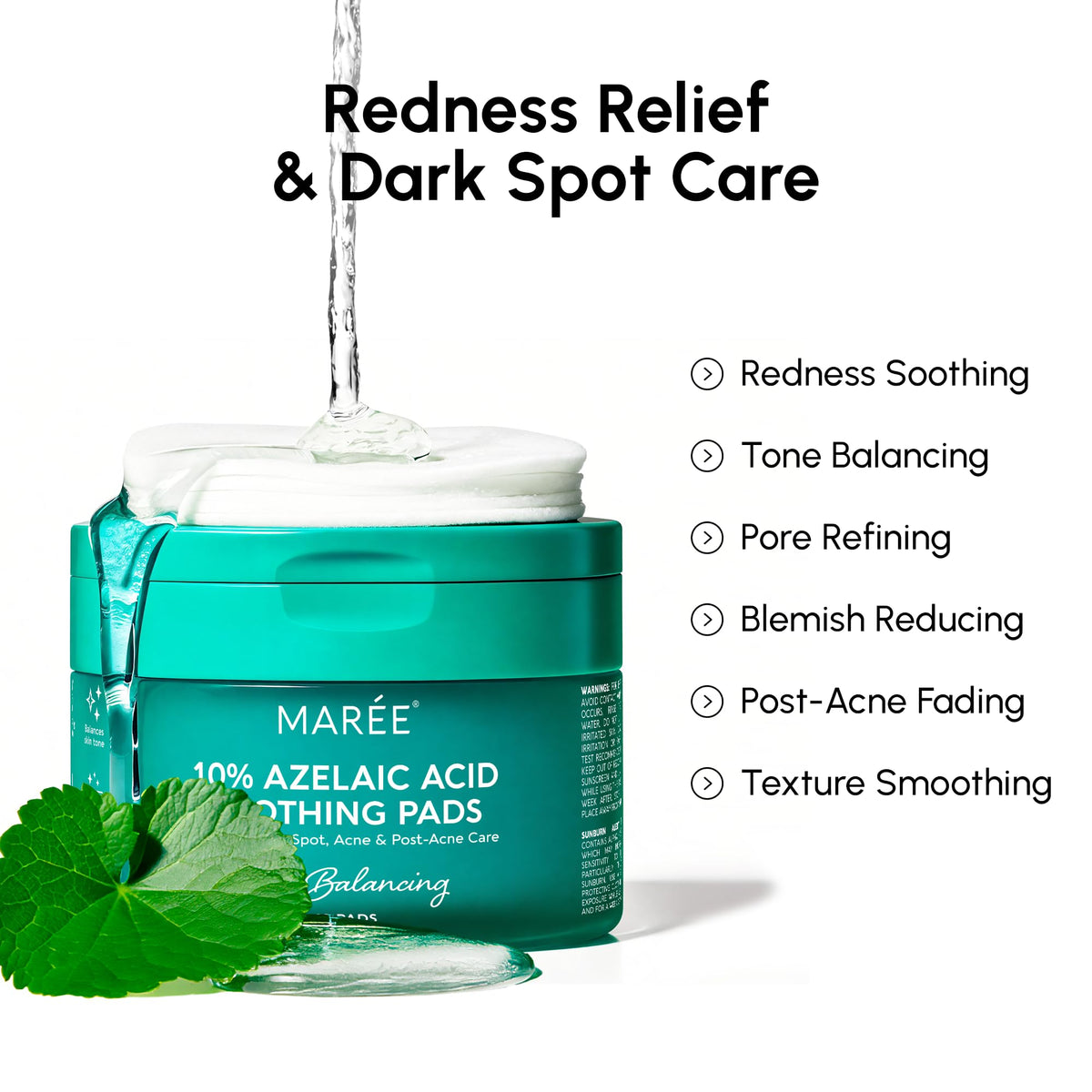 MAREE pad in hand demonstrating easy application and convenience