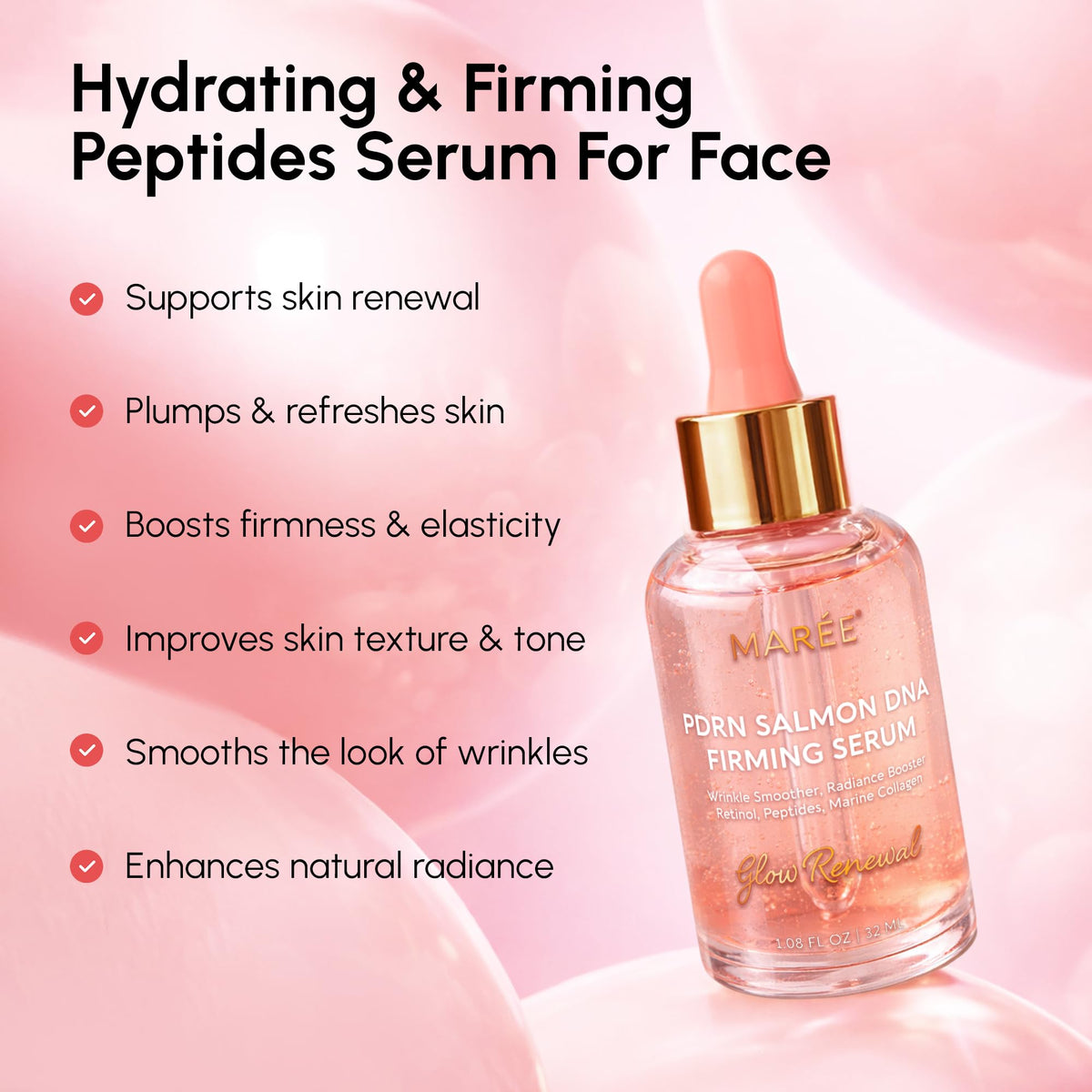 MAREE close-up of silky serum texture showing lightweight hydration
