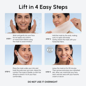 MAREE mask held in hand showing compact travel-friendly size