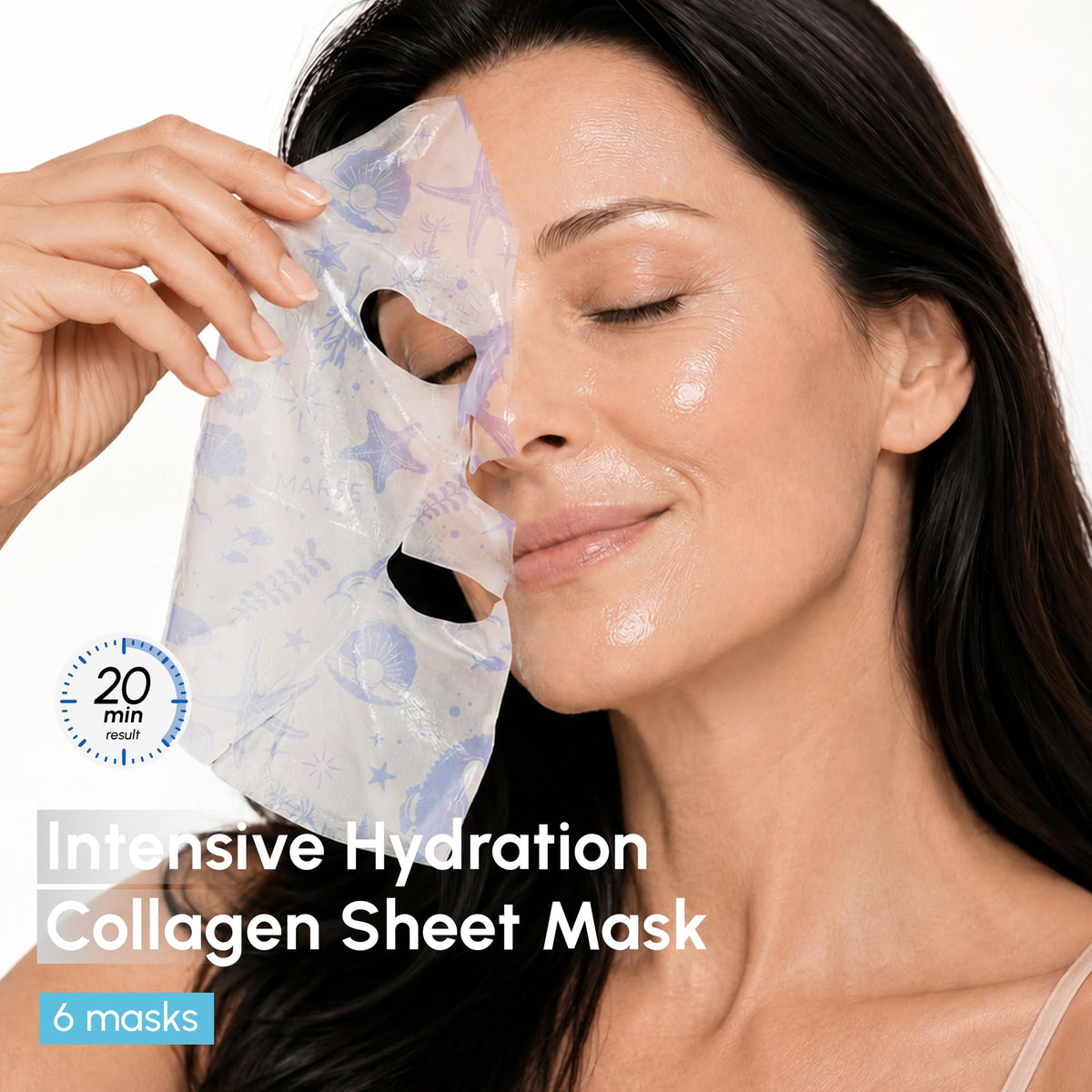 MAREE serum close-up droplet showing concentrated hydration delivery