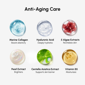 MAREE serum droplets on mask illustrating concentrated essence for deep moisture