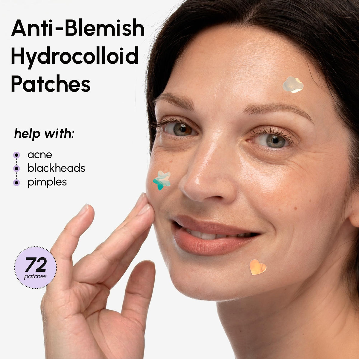 MAREE single patch applied on cheek protecting blemish benefit