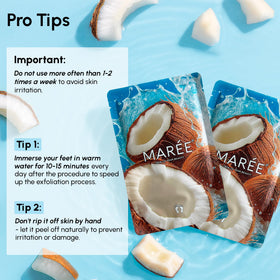 MAREE lifestyle scene of foot care routine emphasizing relaxation and smoother skin