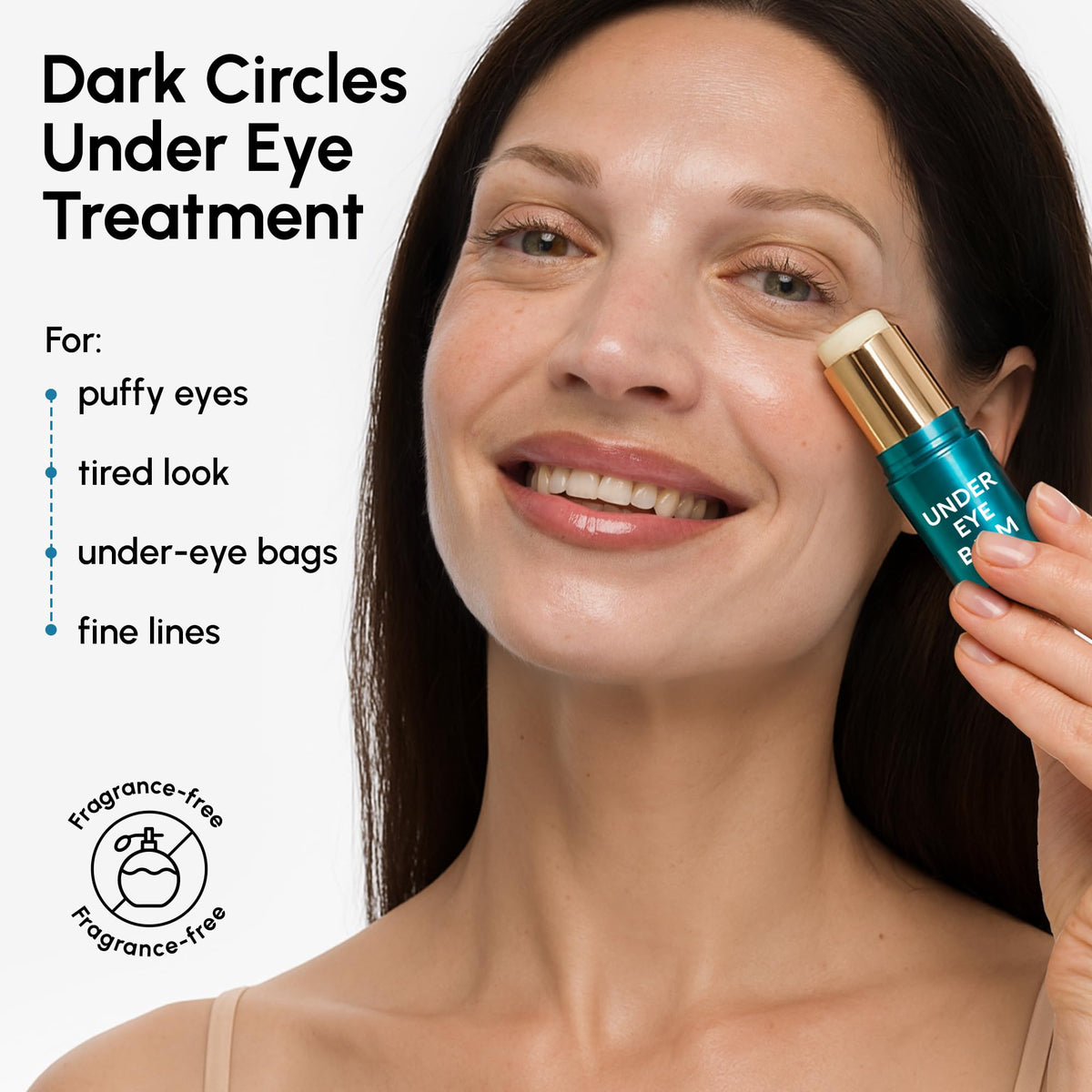 MAREE open balm stick texture close-up showing smooth glide and moisturizing finish