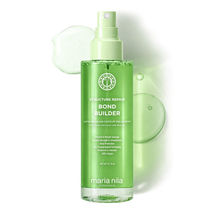 Maria Nila front bottle view showing product and clear label benefit