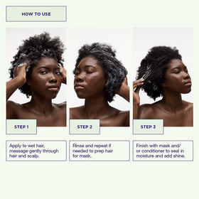 Maria Nila True Soft creamy shampoo texture in close-up to show moisturizing consistency
